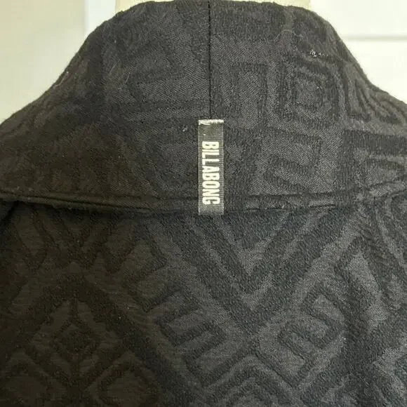 Billabong Black Coat with Fringe Womens Size S - Picture 8 of 12